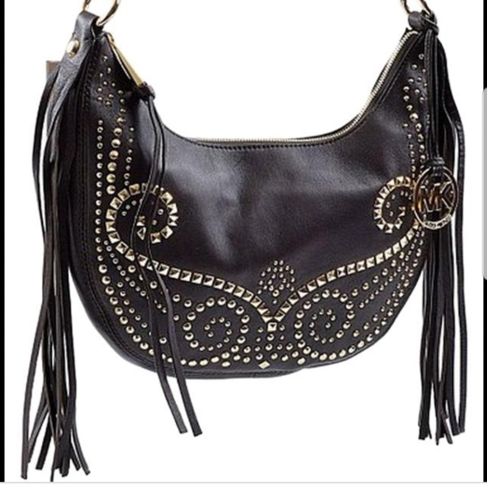 ~TRADE~Buttery Soft Leather MK MED STUDDED Rhea